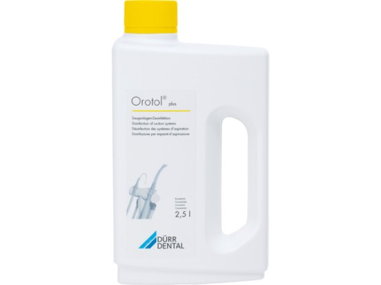 Средство дезинфицирующее Orotol plus "Оротол Плюс" жидкость для очистки и дезинфекции аспирационных систем (2.5л), Durr Dental, Германия